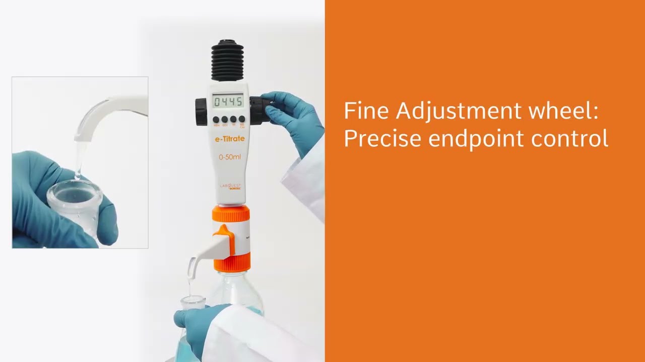 e-Titrate | Digital Burette | Lab Instruments | Operation | Assembly | Borosil Scientific