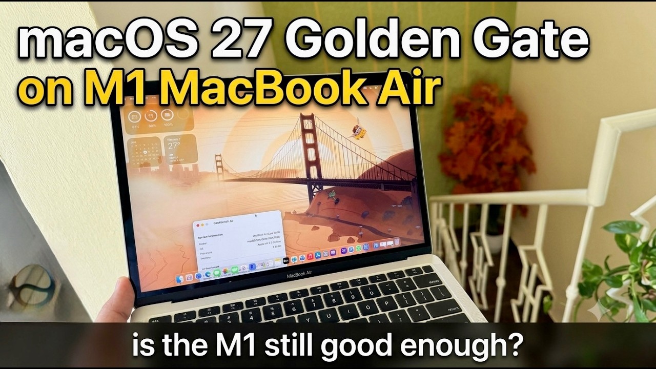 MacBook Air M1 в 2026 году: работает под управлением macOS 27 Golden Gate