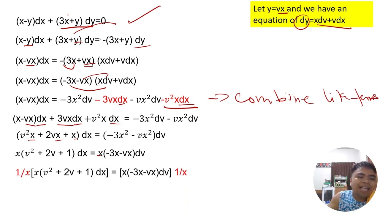 Homogenous Differential Equation