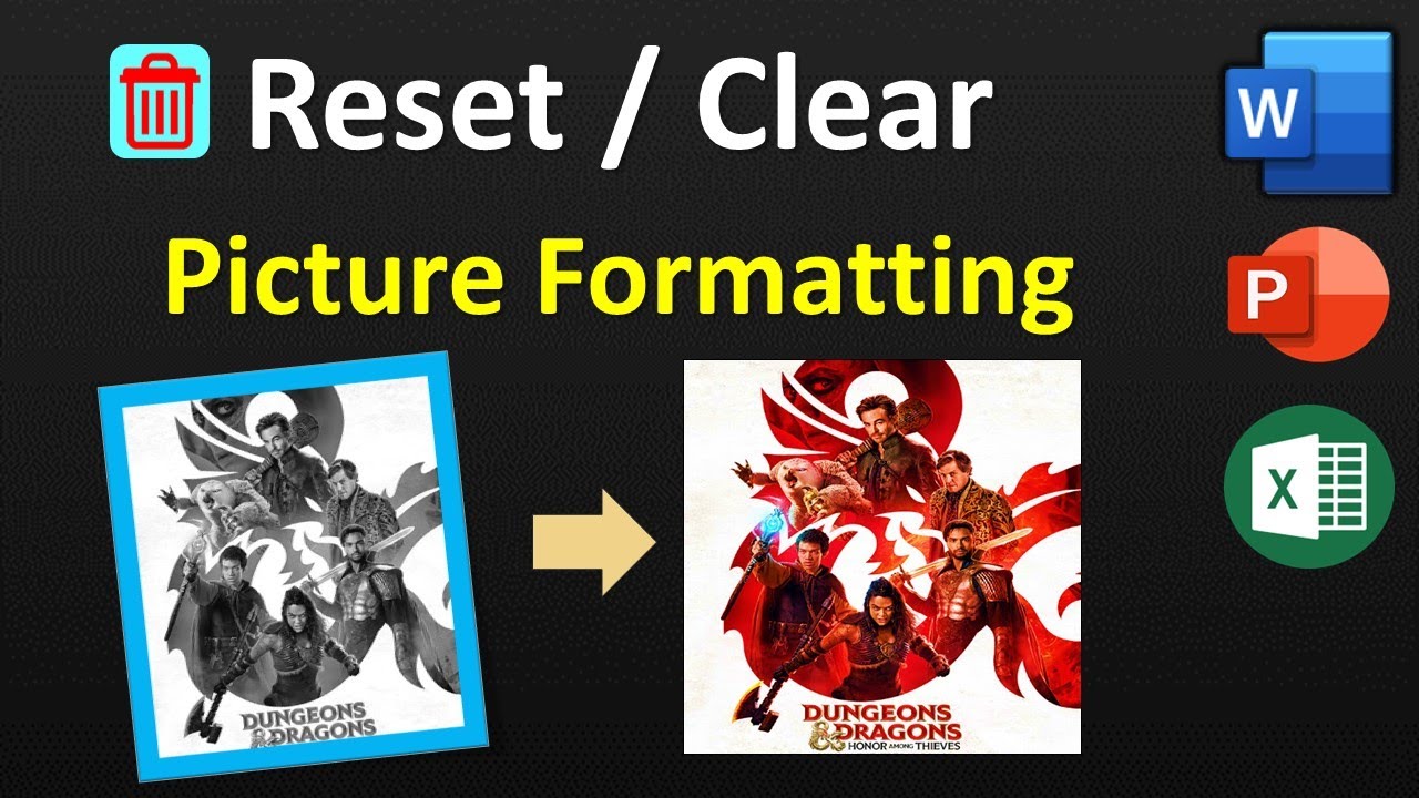 Removing Picture Formatting in Seconds in MS Word | Reset Picture Formatting in MS Word