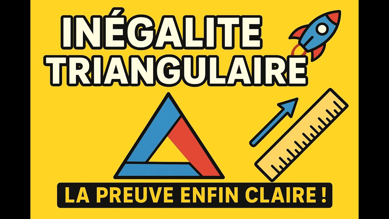Inégalité triangulaire |Démonstration complète