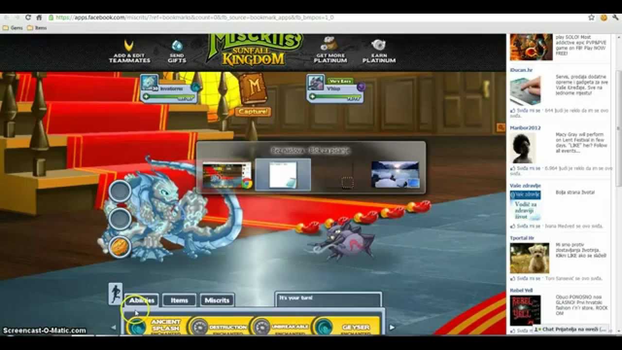 Miscrits - Catching Vhisp [Collector's Mansion] [FB Credits link in description]