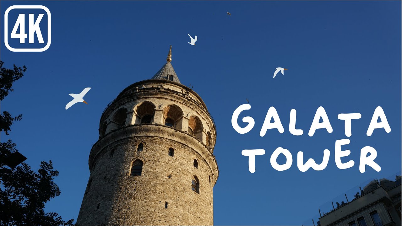 GALATA TOWER TOUR 4K | Walking in Istanbul | Turkey travel guide 2021