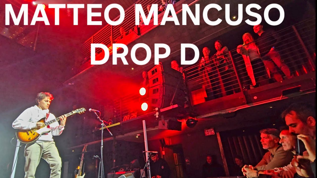 Matteo Mancuso Performs Drop D Live at the Music Box San Diego