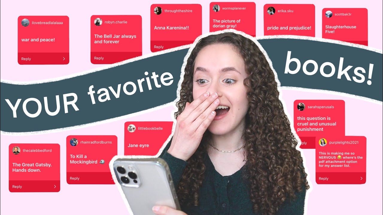 YOUR favorite books + top 10 most popular classics