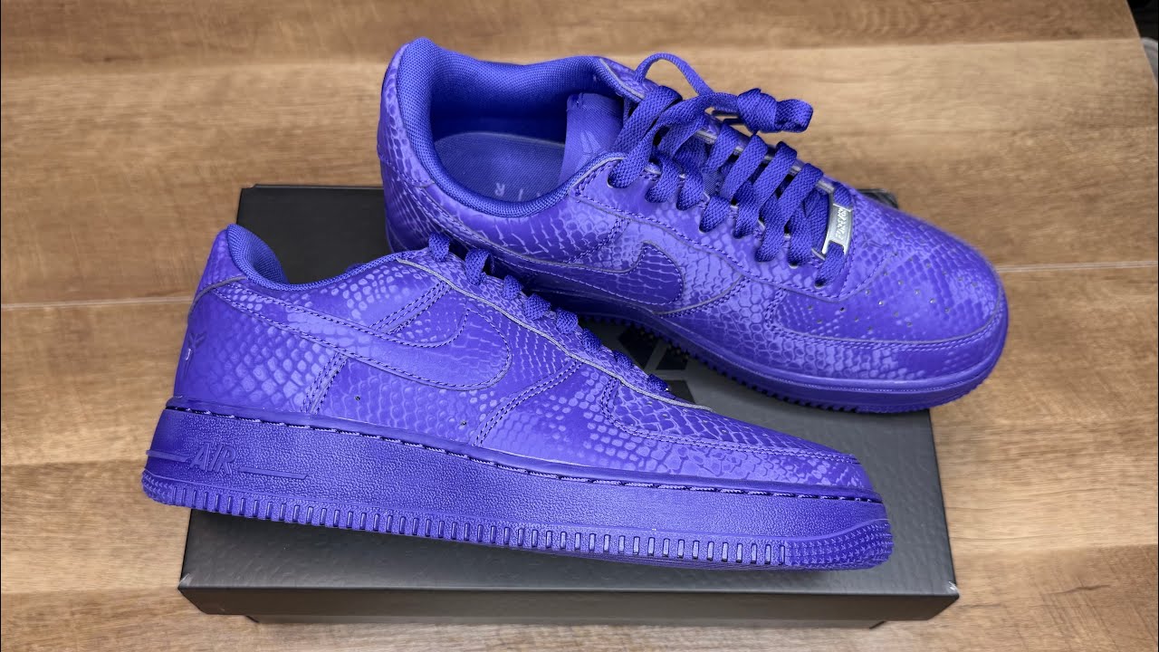 Unboxing Nike Kobe Air Force 1 Low 