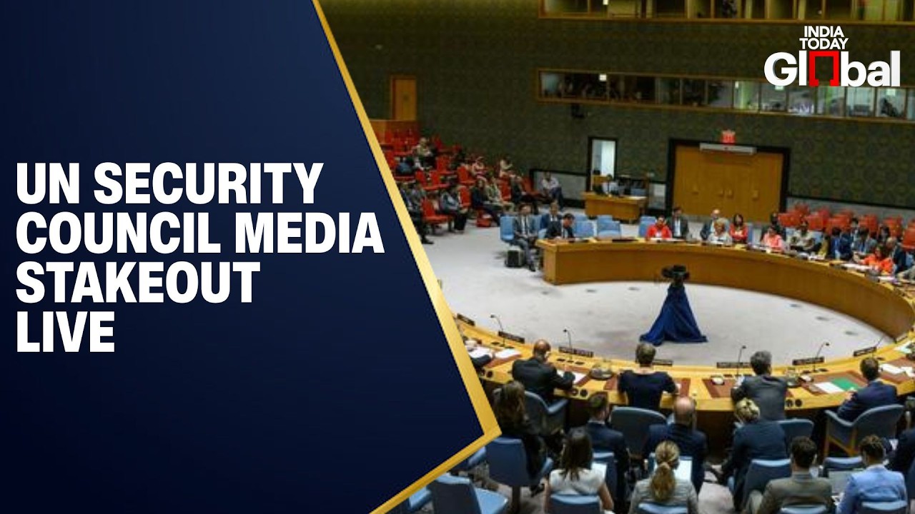 LIVE: UN Security Council Media Stakeout on the Middle East and Other Matters