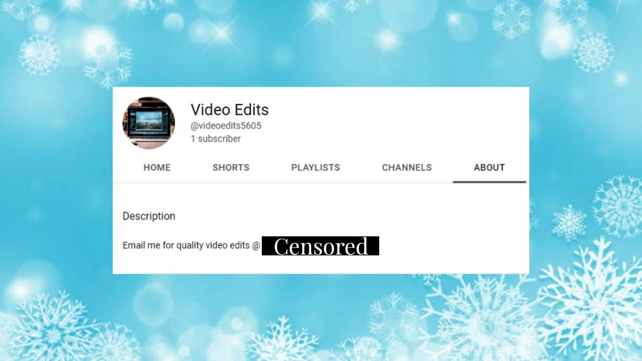 @Video Edits (can't tag) #exposed for leaking his email address