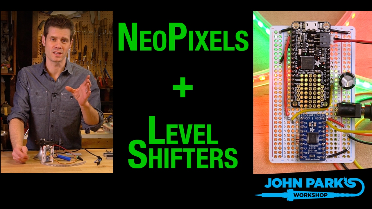 John Park's NeoPixel Level Shifter  @adafruit @johnedgarpark #adafruit