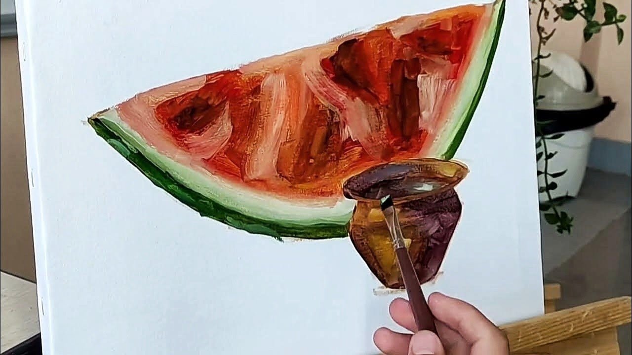 Still life painting is a very simple technique