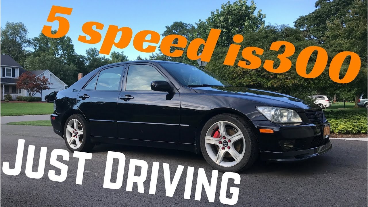 Lexus is300 manual transmission  - just driving