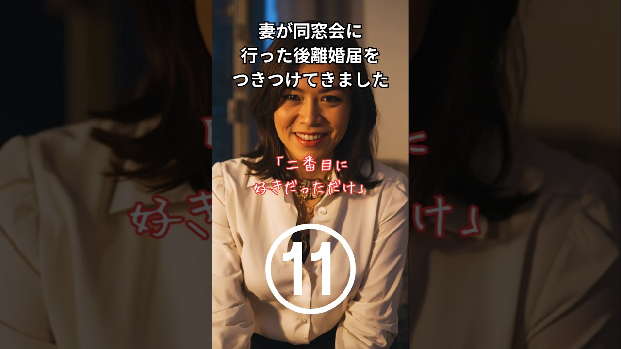 妻が同窓会に行った後離婚届をつきつけてきました⑪