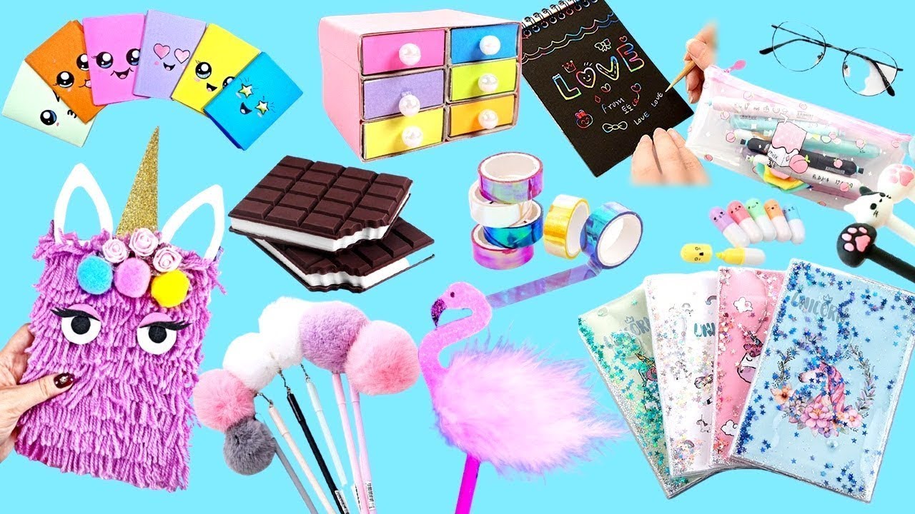 30 BRICOLAGES FACILES FOURNITURES SCOLAIRES INCROYABLE-ARTISANAT MIGNON POUR LA RENTRÉE DES CLASSES