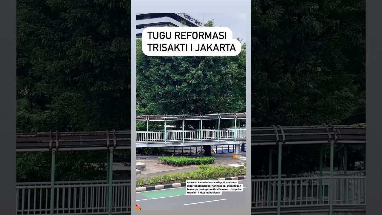 Trisakti adalah bagian penting 1998. Hidup Mahasiswa! #trisakti  #1998 #mahasiswa