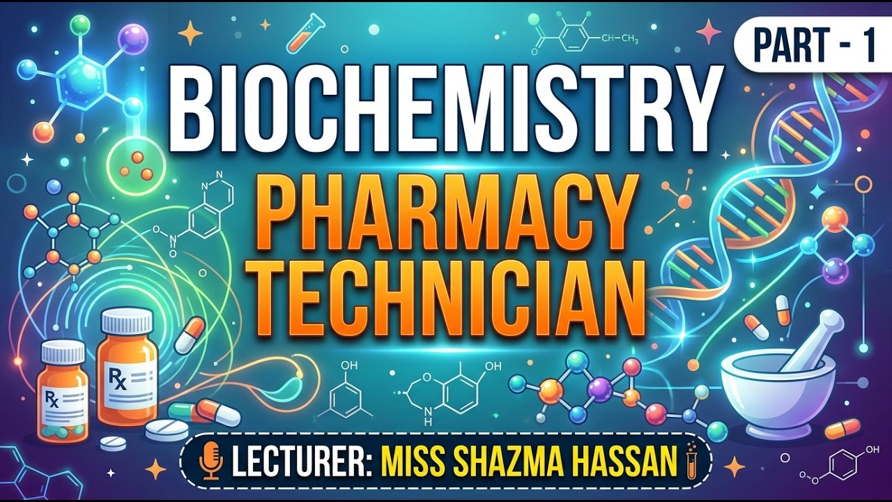 BIOCHEMISTRY , VIVA PROTEIN , PHARMACY TECHNICIAN PART 1, MISS SHAZMA