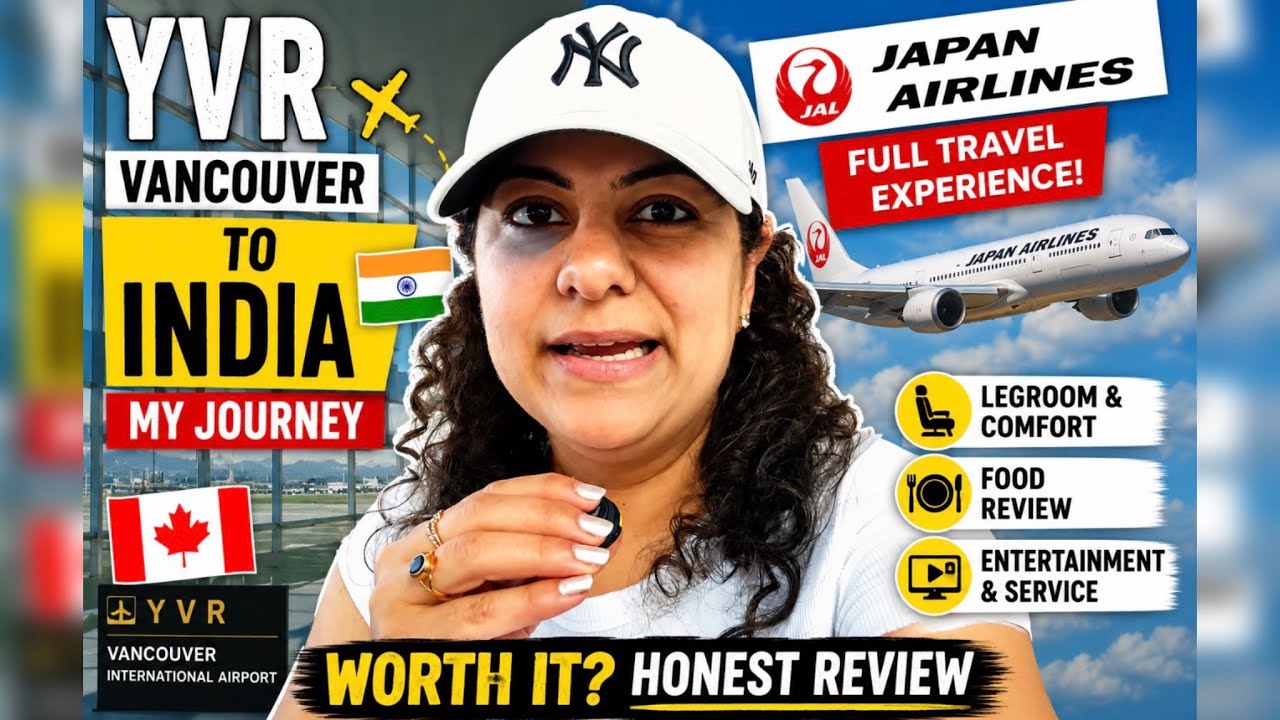 Vancouver (YVR) to India with Japan Airlines 🇨🇦✈️🇮🇳 | Honest Flight Review