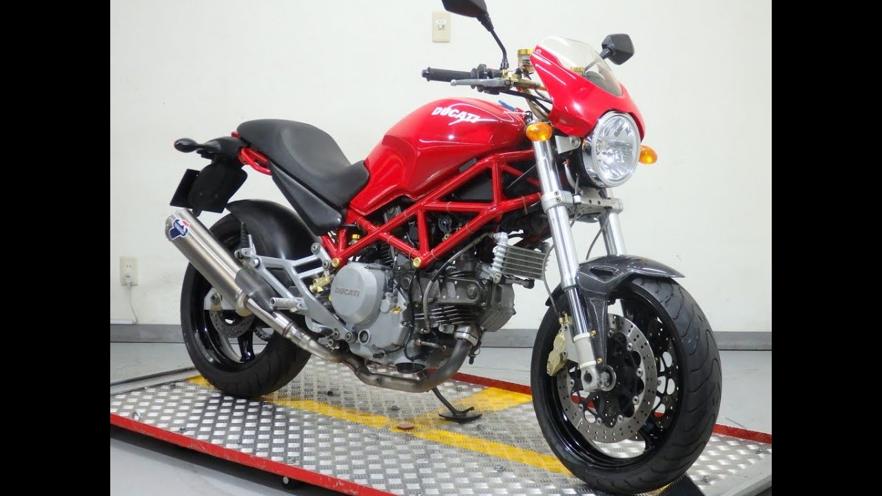 38042 DUCATI MONSTER 400 Stock Exhaust Sound / Walk Around