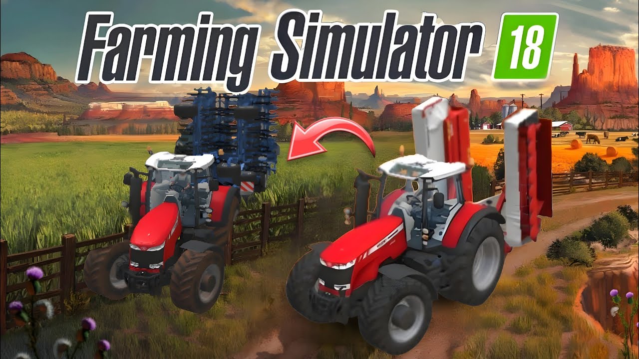 FS 18 Grasscutting Cultivation Gameplay ! Farming Simulator 18 Gameplay Timelapse #fs18