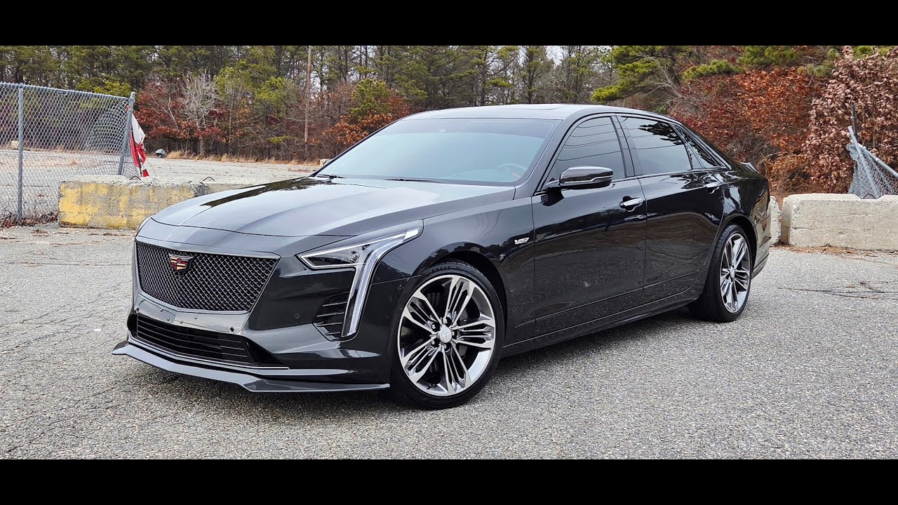 Ultra rare Cadillac CT6-V the OG Blackwing, complete exterior walk around.