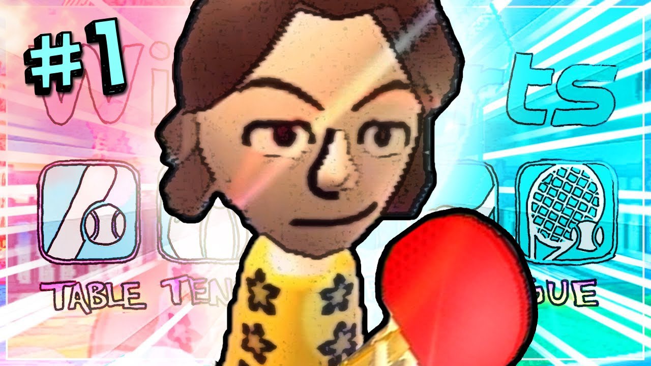The GREATEST Wii Sports Ping Pong Player in History. | Beanus Plays Table Tennis Episode 1