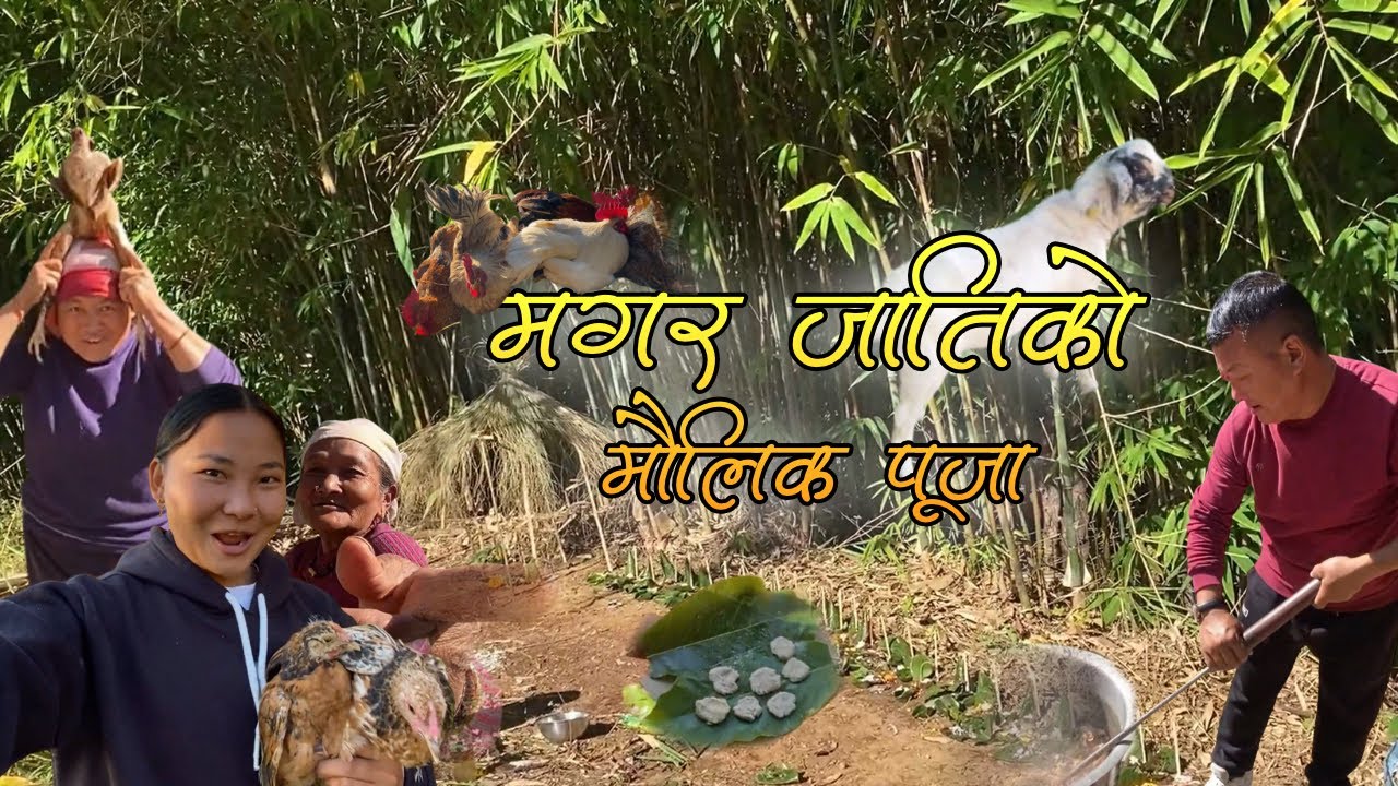 Traditional Magar Culture Puja | Typical Village Life | Lifestyle Of Rural Nepal
