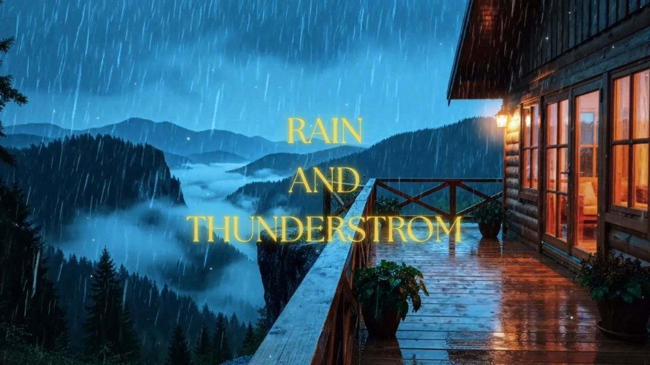 Heavy Rainfall Calms Your Mind for Deep Sleep