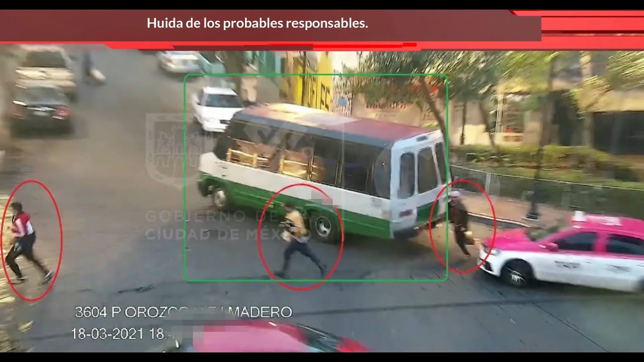 Robo a Transporte Público - C5 CDMX Iztacalco