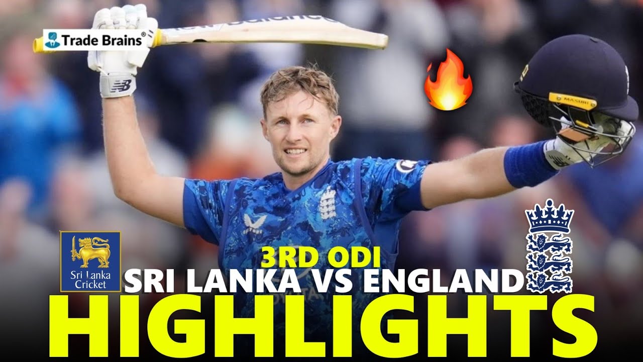 England vs Sri Lanka Highlights 3rd ODI 2026 | ENG VS SL