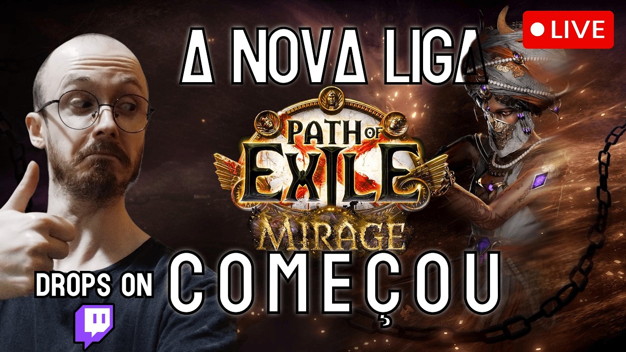 COMEÇANDO A LIGA DE EXSANGUINATE MINER 3.28 MIRAGE PATH OF EXILE | LIVE   ❗DISCORD ❗DROPS ❗TWITCH