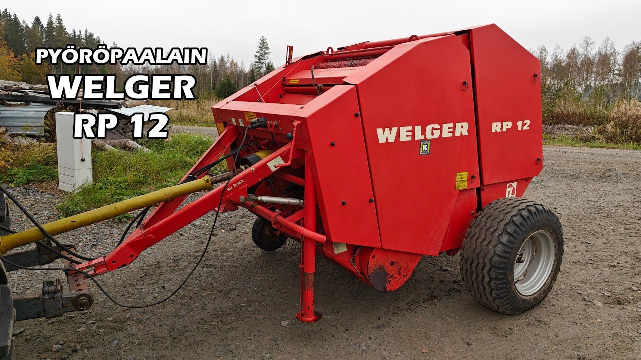 Welger RP12 py&ouml;r&ouml;paalain