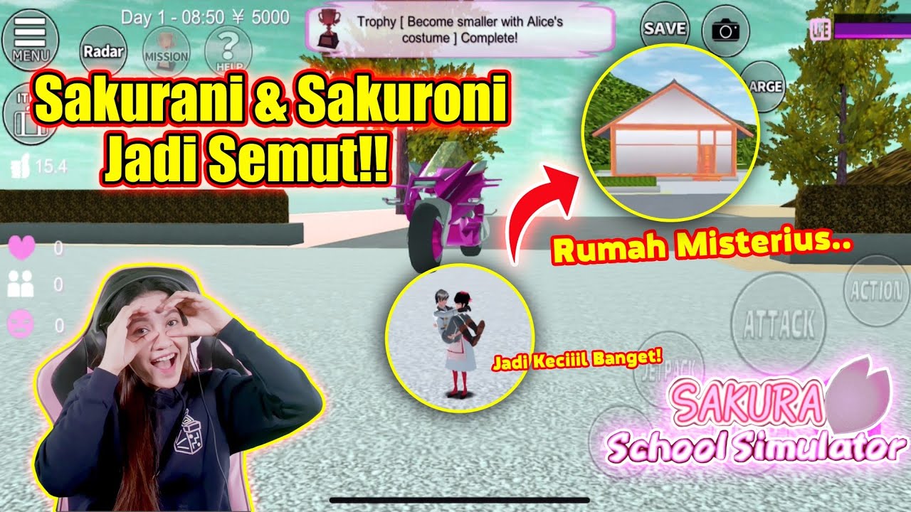 MASUK KE TANAH UNTUK KE RUMAH MISTERIUS!! SAKURA SCHOOL SIMULATOR - Part 16