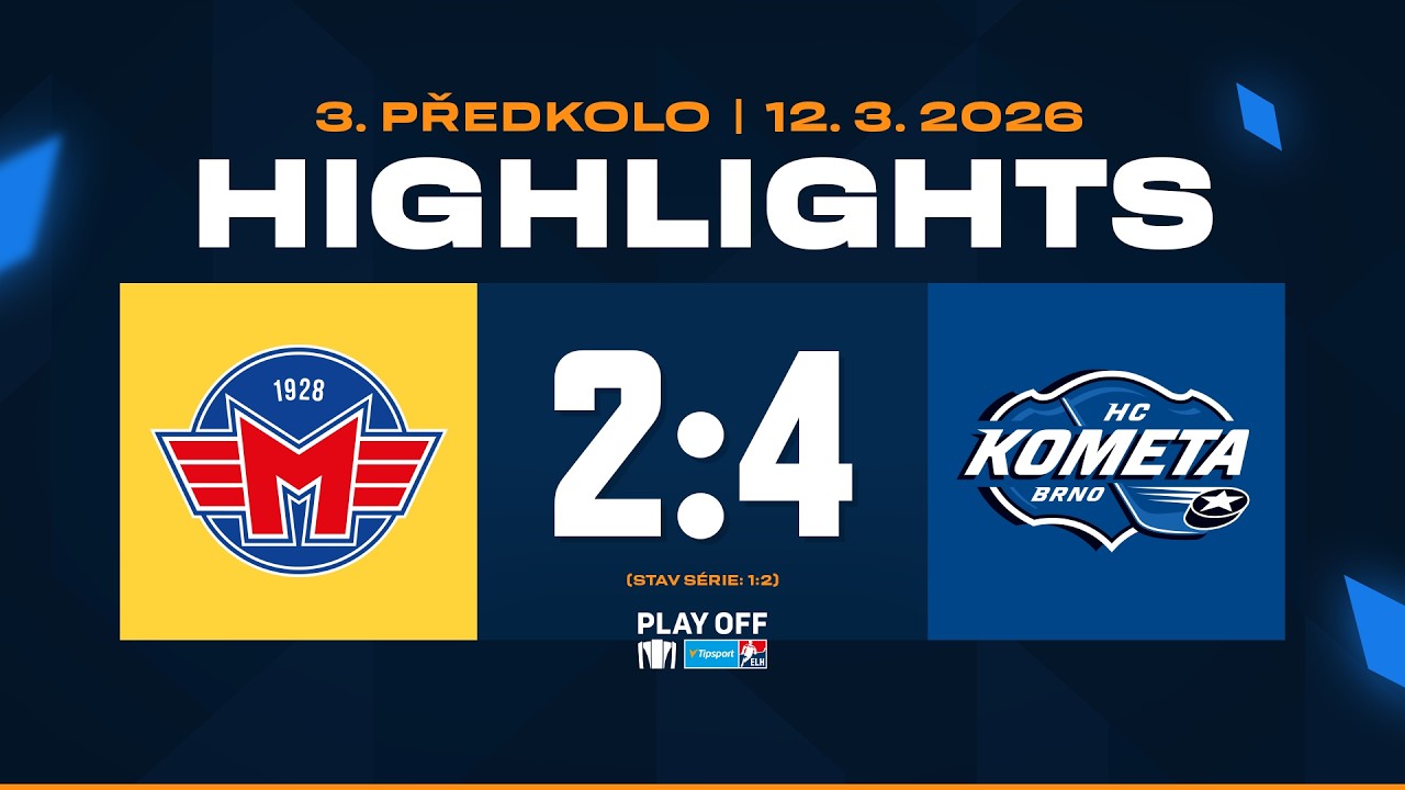 Highlights | Banes Motor Č. Budějovice vs. HC Kometa Brno 2:4 | 12.03.2026