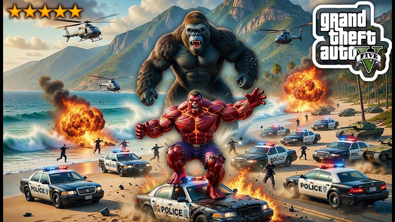 GTA 5 Live Can Red Hulk Survive ? 355 | SAP Gaming #viral #gameplay #gaming #gta #gta5