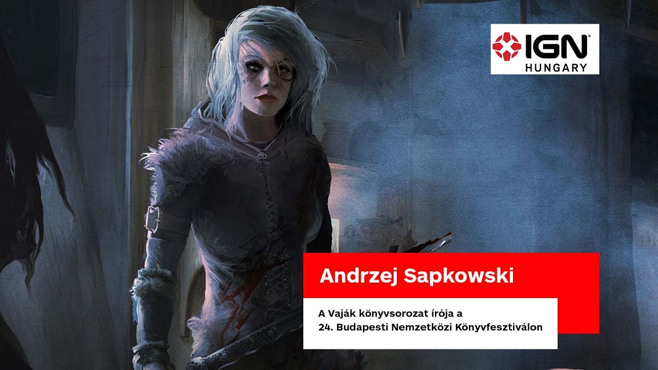 Andrzej Sapkowski, a Vaják könyvsorozat írója a 24. Budapesti Nemzetközi Könyvfesztiválon
