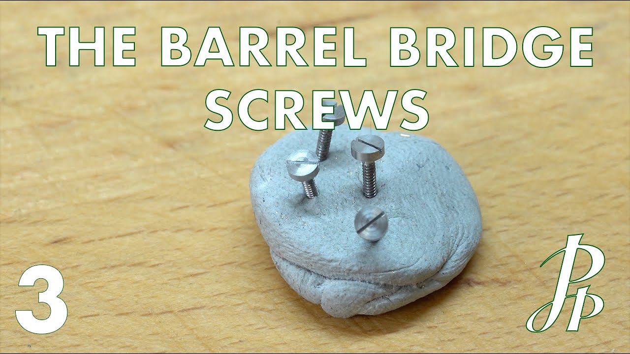 The Barrel Bridge Screws - Making A Tourbillon Wristwatch