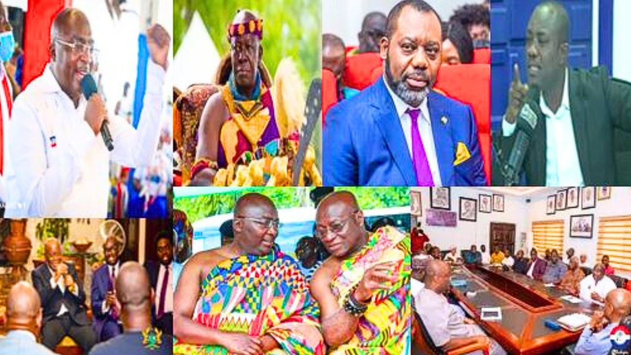 NAPO ousted from Running Mate Race? Dr. Bawumia chooses....as Otumfuo....