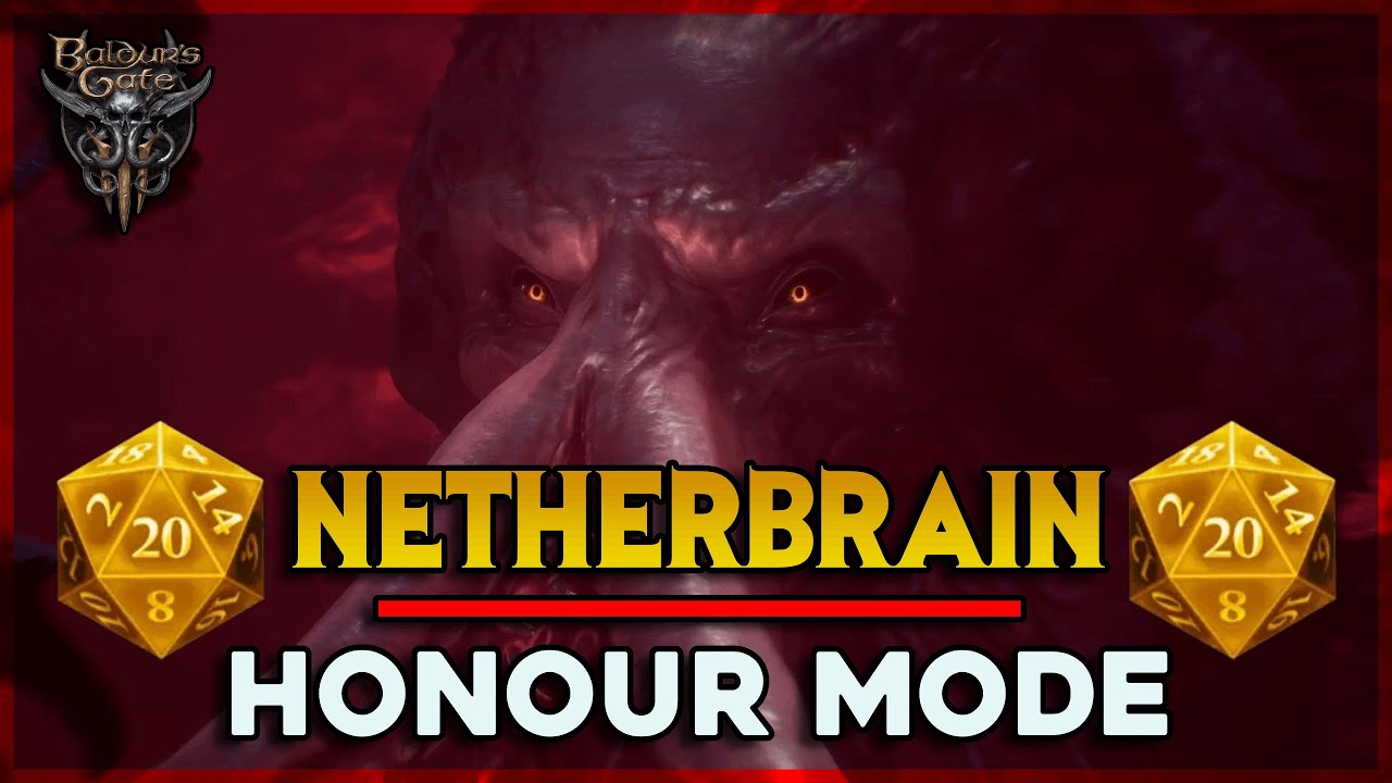 Netherbrain Elder Brain Fight Honour Mode - Baldur's Gate 3