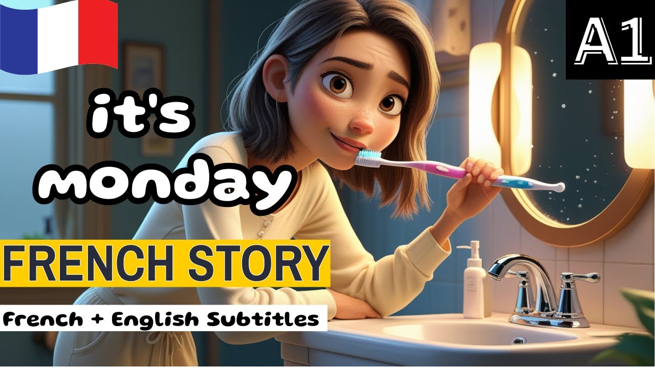 LEARN FRENCH | My Day | Easy A1 French Story! (FOR BEGINNERS)