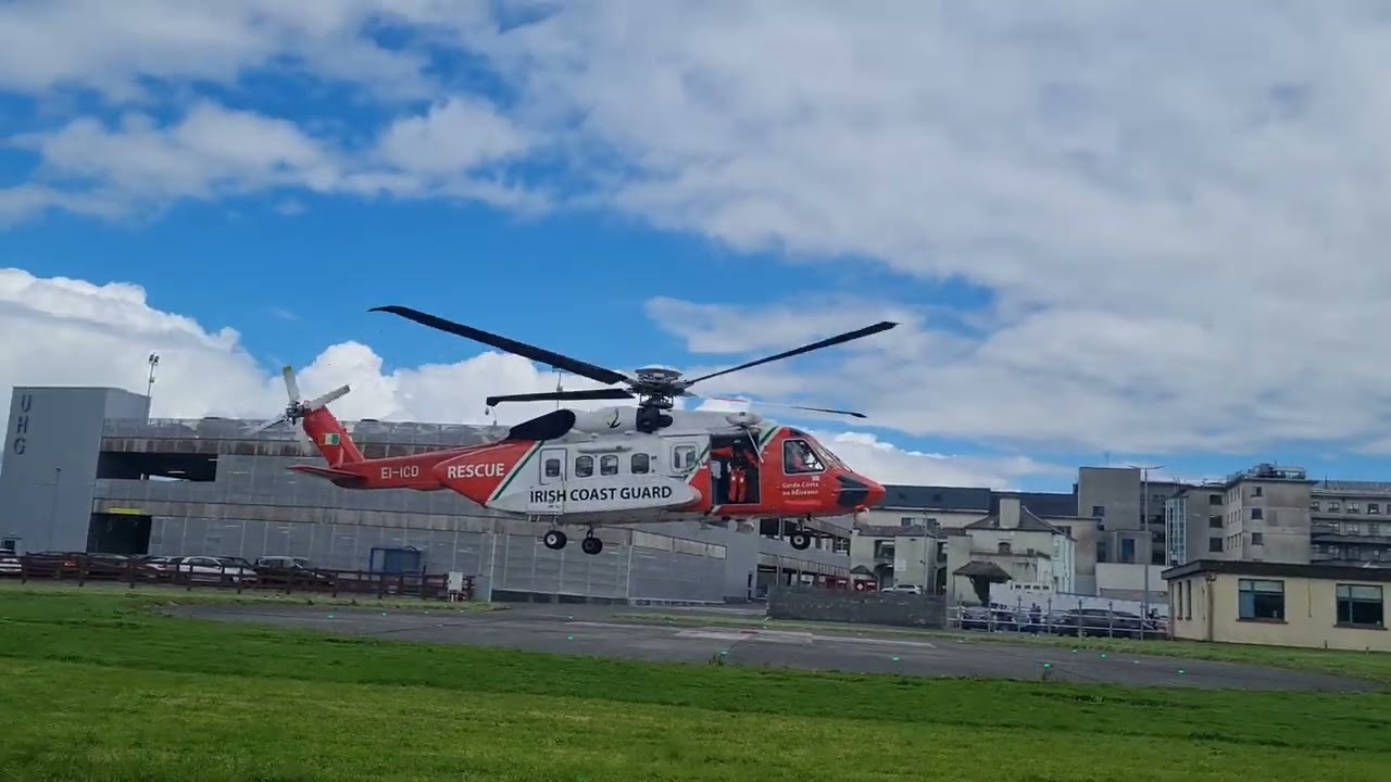 irish coast guard talking off from uhg EI-ICD / 115