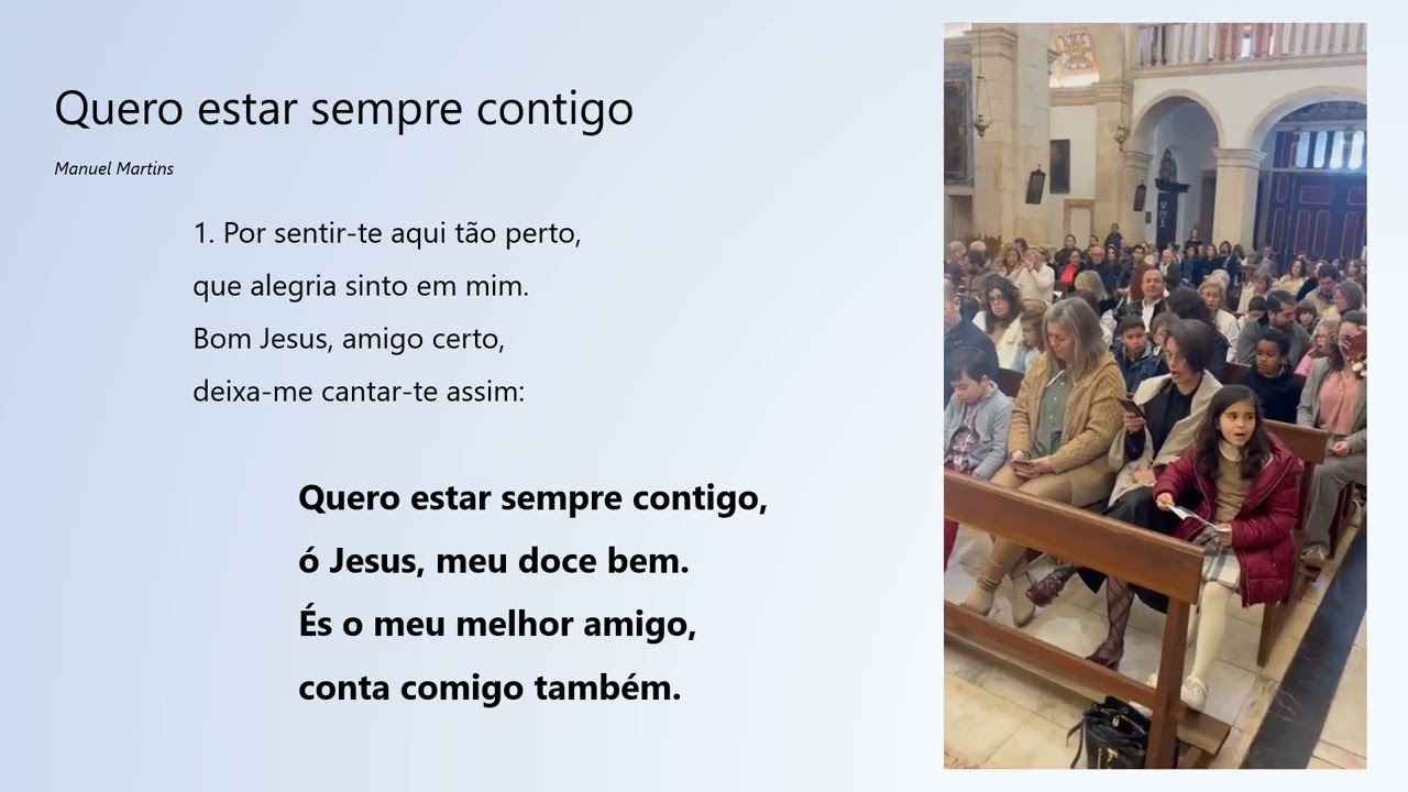 Quero estar sempre contigo (Catequese)