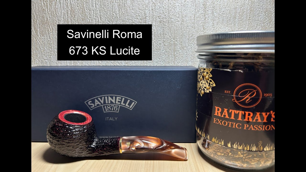 Savinelli Roma 673 KS Lucite | Gorgeous looking Pipe & it smokes brilliantly