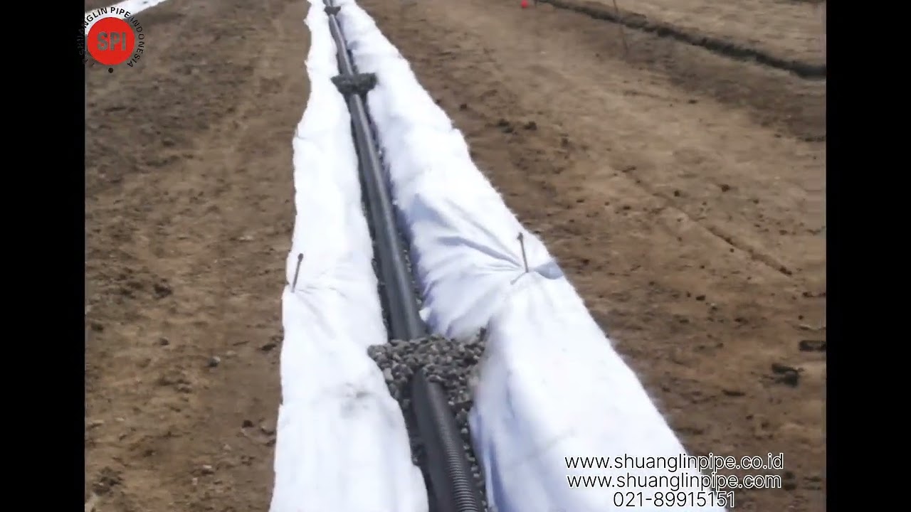 HDPE SINGLE WALL CORRUGATED PERFORATED FOR GEOPIPE (SUBDRAIN)
