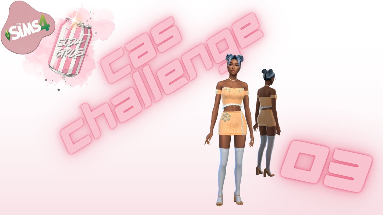 Soda Girls CAS Challenge 03 🧋| Die Sims 4 Soda Girls |  SimBerry