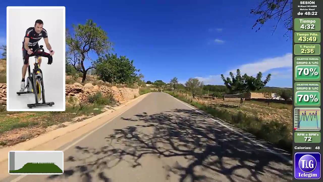 Video clase de Visual Cycling con Melcior Mauri - Clases Virtuales para gimnasios