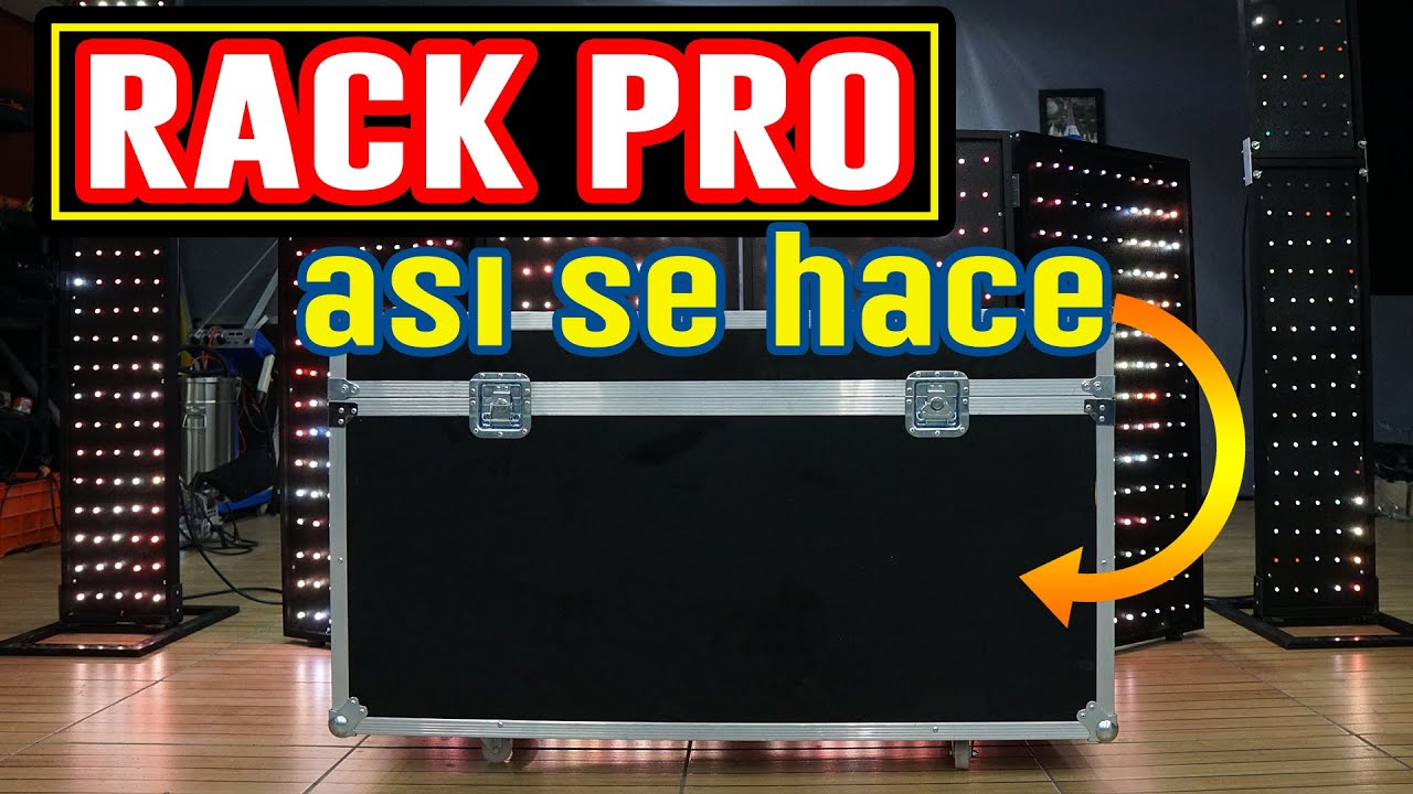 🔥 COMO HACER un RACK para CABINA led pixel | CASE para Amplificadores