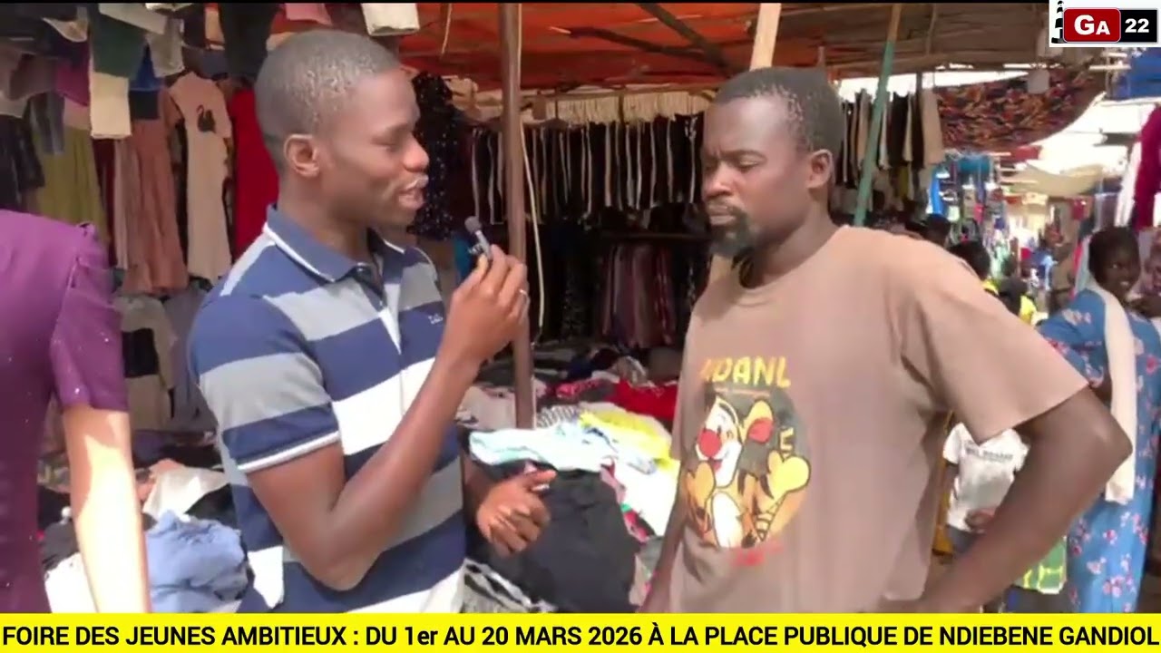 Foire des Jeunes Ambitieux – Du 01 au 20 Mars 2026 à la Place Publique de Ndiebene Gandiol