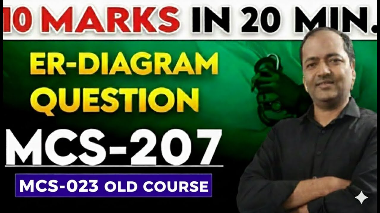 Important Questions Revision MCS-207 MCS-023 Database-DBMS #mcs207 #mcs023 #ignou #ignoubca