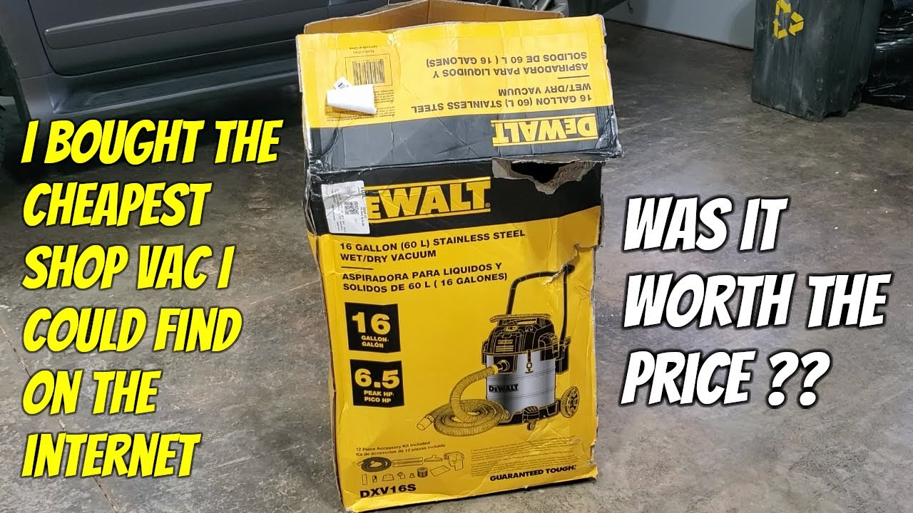 DeWALT DXV16S Shop Vac