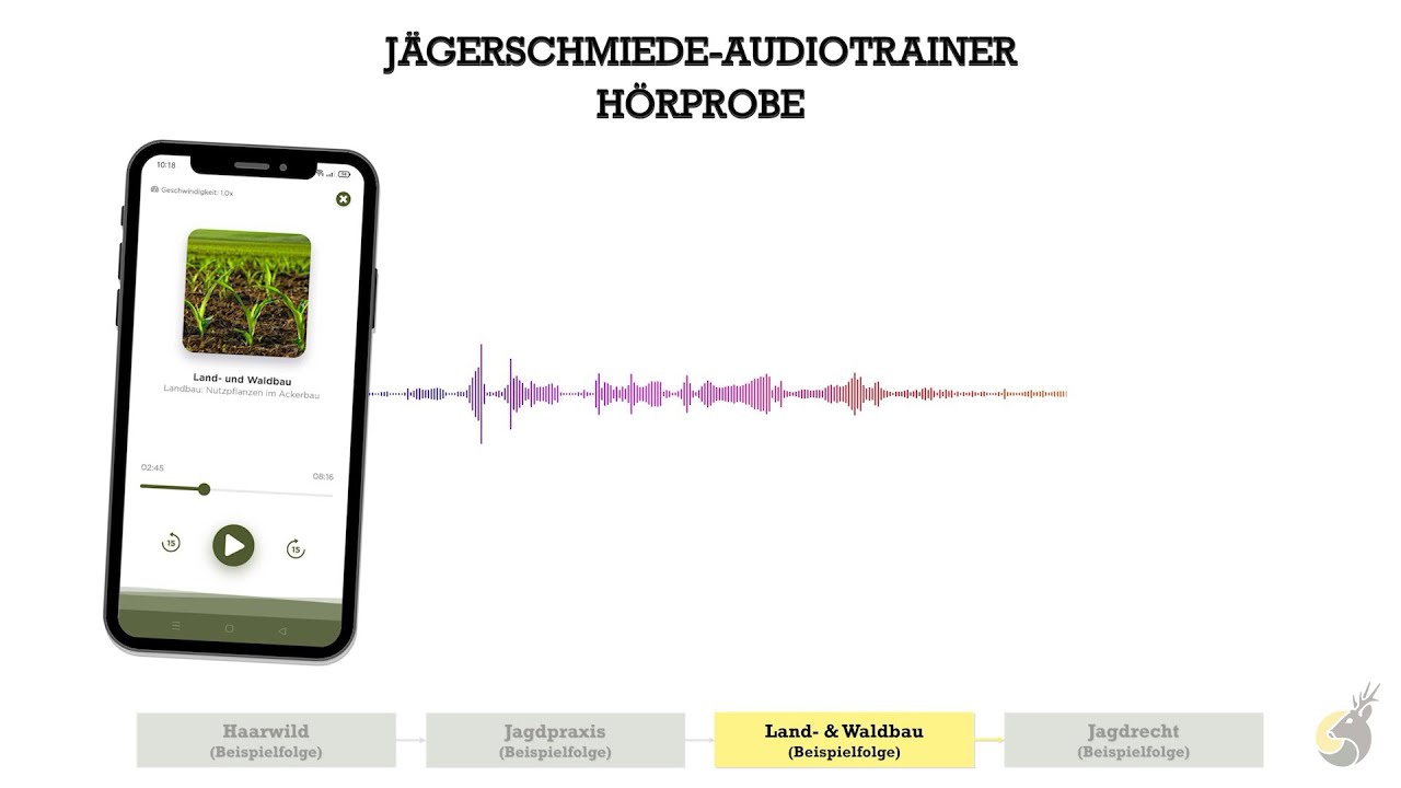 🎧 H&ouml;rprobe zum Audiotrainer: Vorbereitung auf die m&uuml;ndliche Jagdpr&uuml;fung