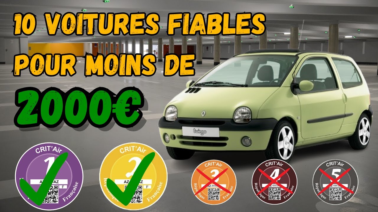 10 VOITURES IDÉALES POUR 2000 €